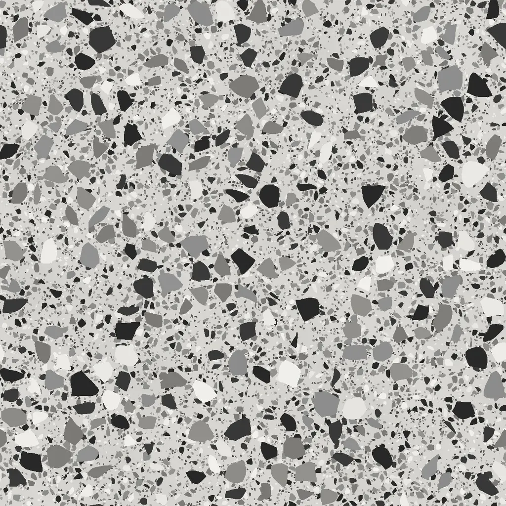 Classic Grey Terrazzo — close-up of the surface
