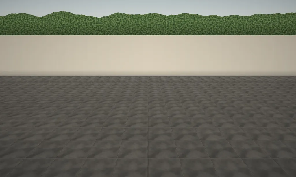Parking Stone Anti-skid in an outdoor area (illustration)