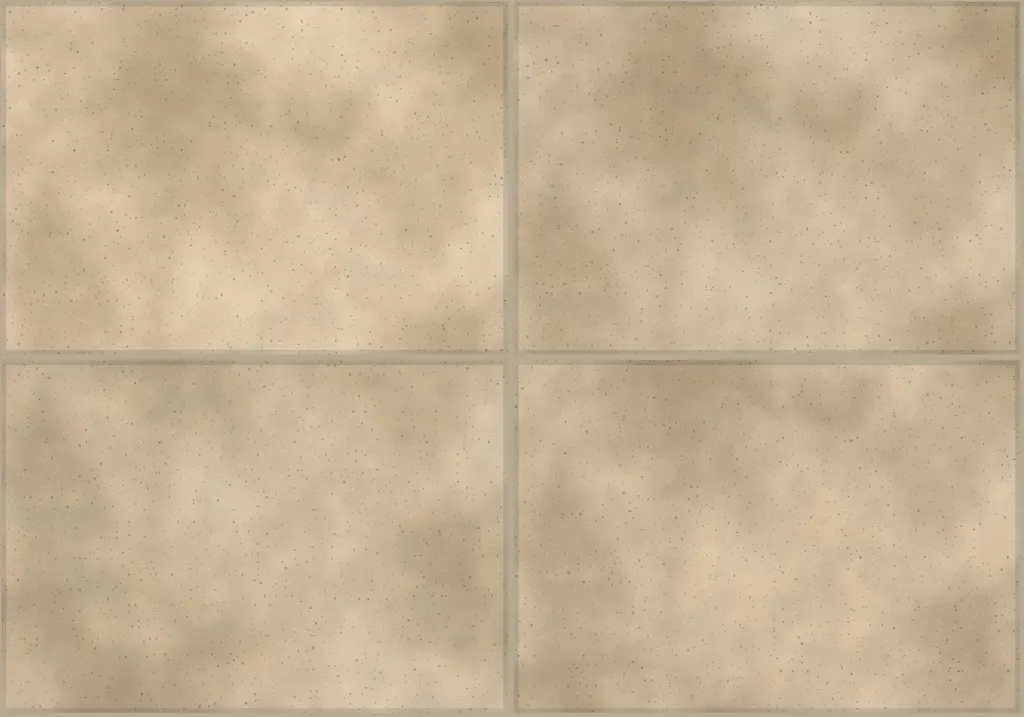 Botticino Classico laid as a floor, showing the pattern across several pieces