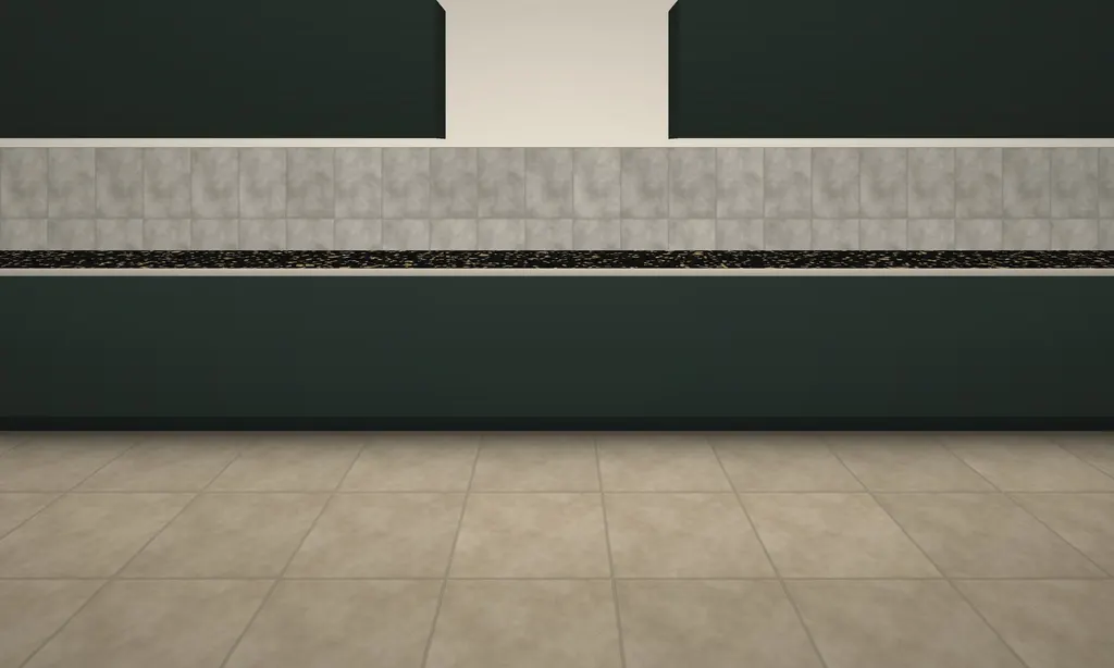 Kitchen Splash Grey in a kitchen (illustration)