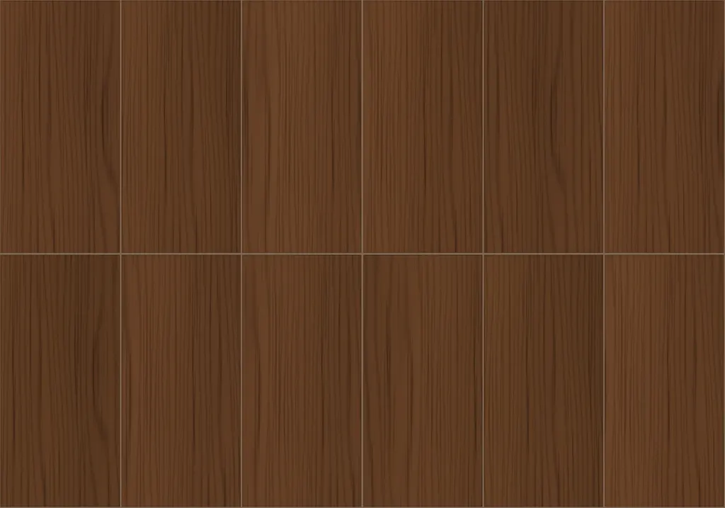 Walnut Plank laid as a floor, showing the pattern across several pieces