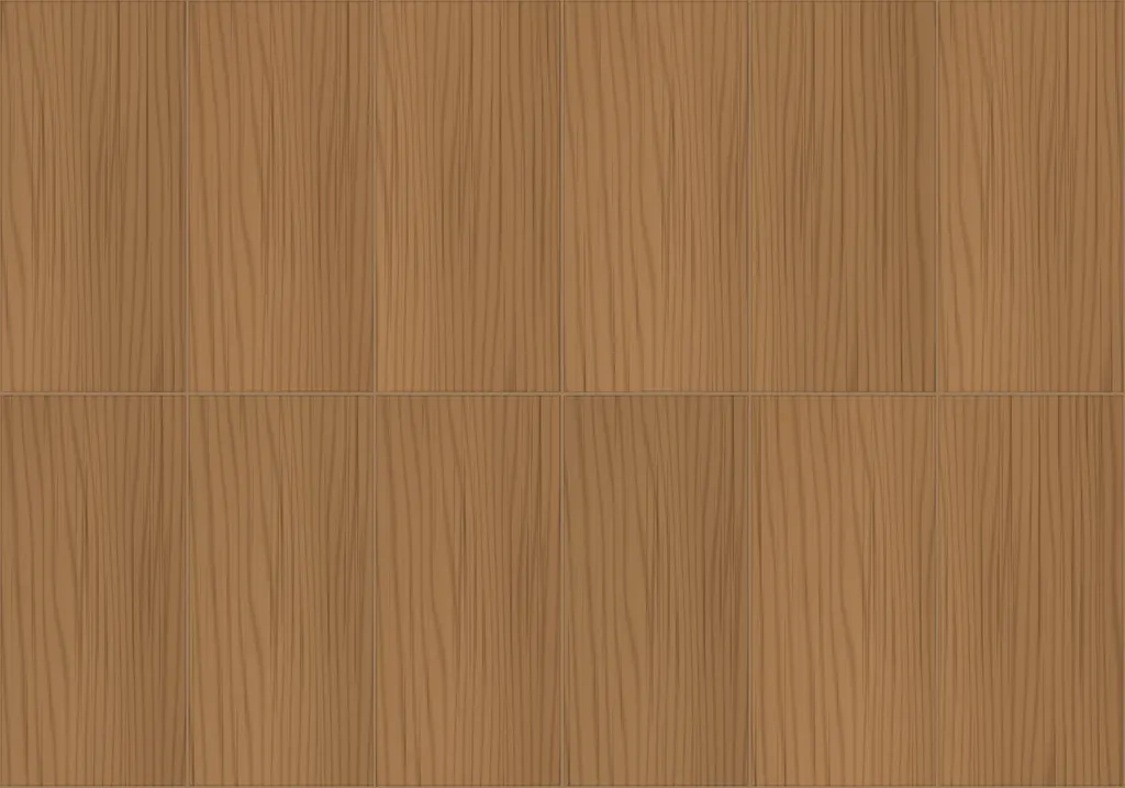 Natural Oak Plank laid as a floor, showing the pattern across several pieces