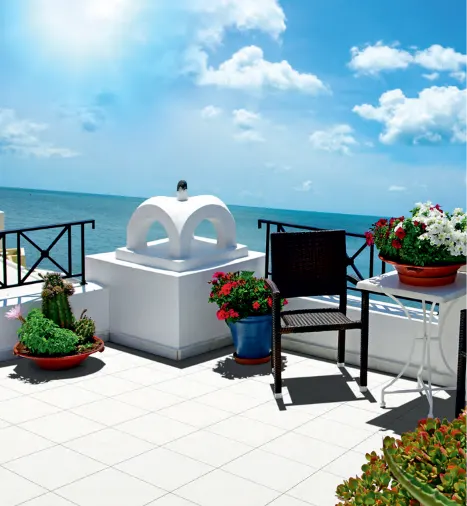 ORIENT BELL COOL ROOF TILES PLAIN WHITE — photo 4 of 8