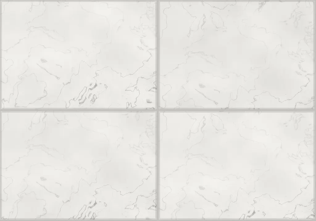 Carrara Matt laid as a floor, showing the pattern across several pieces